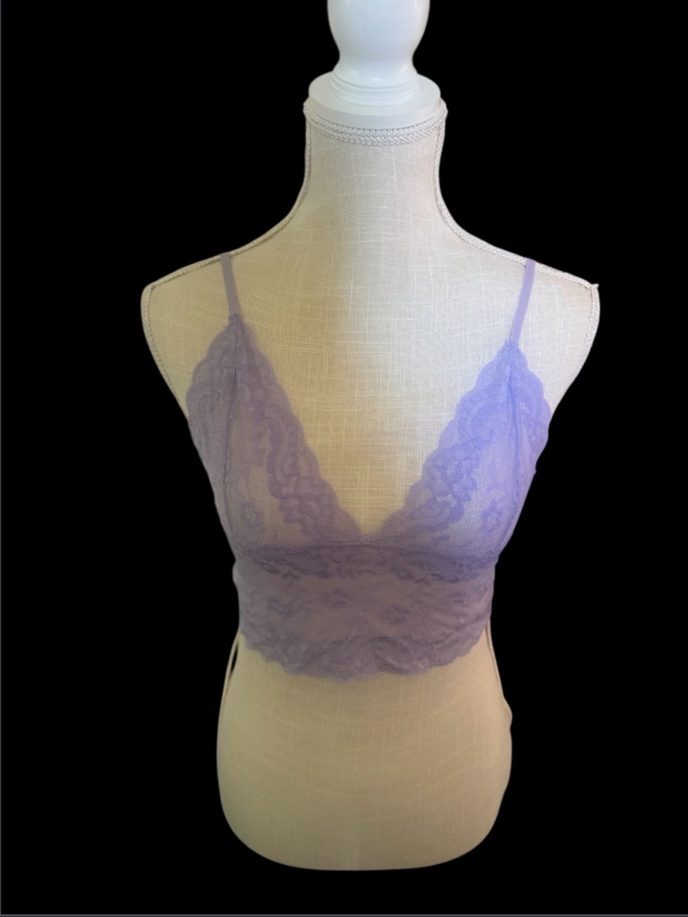 PINK Victoria's Secret Lavender Lace Bralette